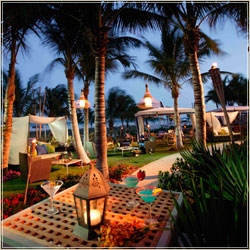 This elegant enclave has the distinction of being the only beachfront restaurant on South Beach where diners can sit right on the beach and enjoy direct views of the Atlantic Ocean. This elegant enclave has the distinction of being the only beachfront restaurant on South Beach where diners can sit right on the beach and enjoy direct views of the Atlantic Ocean.