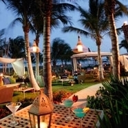 This elegant enclave has the distinction of being the only beachfront restaurant on South Beach where diners can sit right on the beach and enjoy direct views of the Atlantic Ocean.