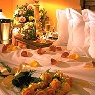 Guest Bed with Roses