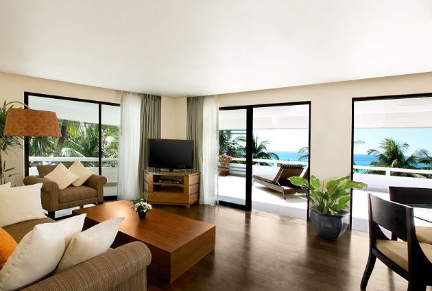 Le Meridien Phuket Beach Resort Oceanfront Deluxe Suite Living Area Le Meridien Phuket Beach Resort Oceanfront Deluxe Suite Living Area
