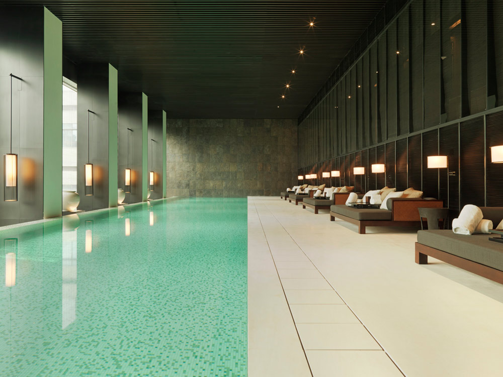 Swimming Pool at The PuLi Hotel and Spa, Shanghai, China Swimming Pool at The PuLi Hotel and Spa, Shanghai, China