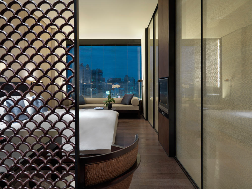 The Grand Guest Room at The PuLi Hotel and Spa, Shanghai, China The Grand Guest Room at The PuLi Hotel and Spa, Shanghai, China