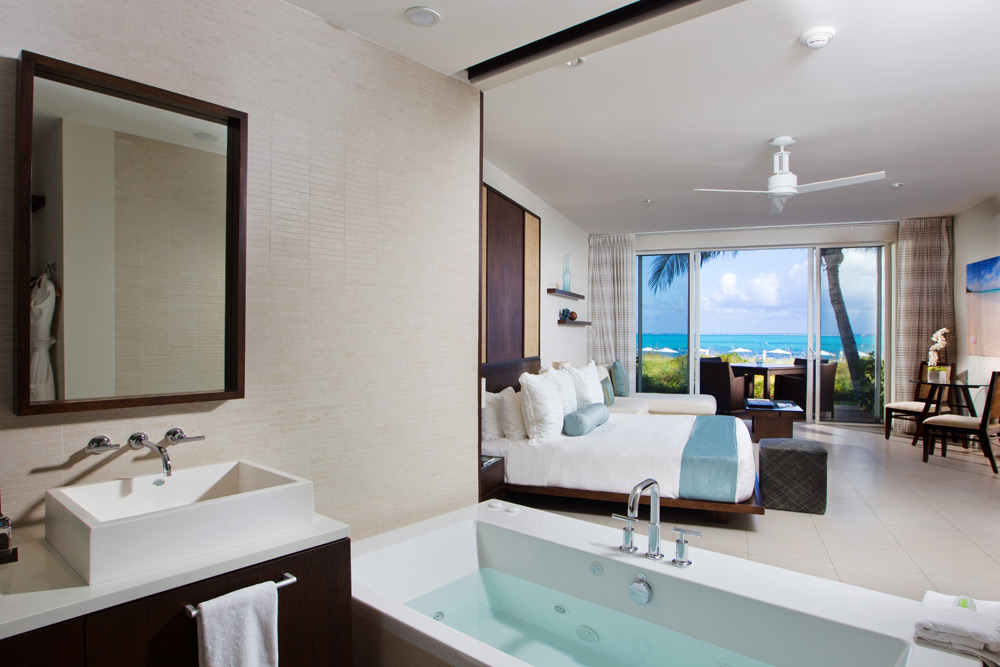 Luxury Ocean Front Spa Studio Room at Gansevoort Turks and Caicos, Providenciales, Turks & Caicos Islands Luxury Ocean Front Spa Studio Room at Gansevoort Turks and Caicos, Providenciales, Turks & Caicos Islands