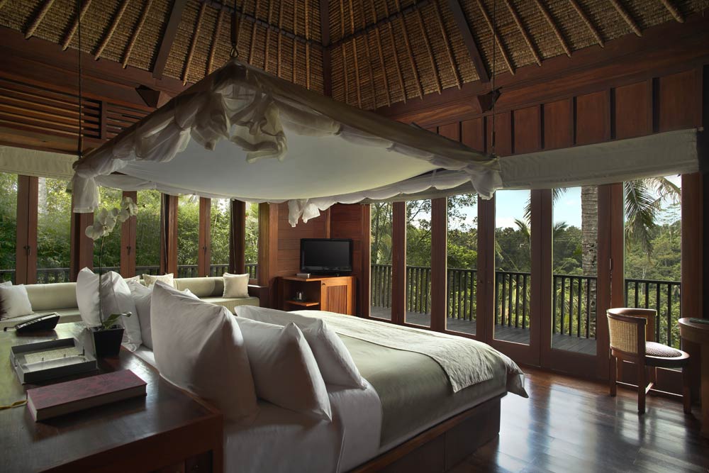Valley Villa Bedroom at Alila Ubud Valley Villa Bedroom at Alila Ubud