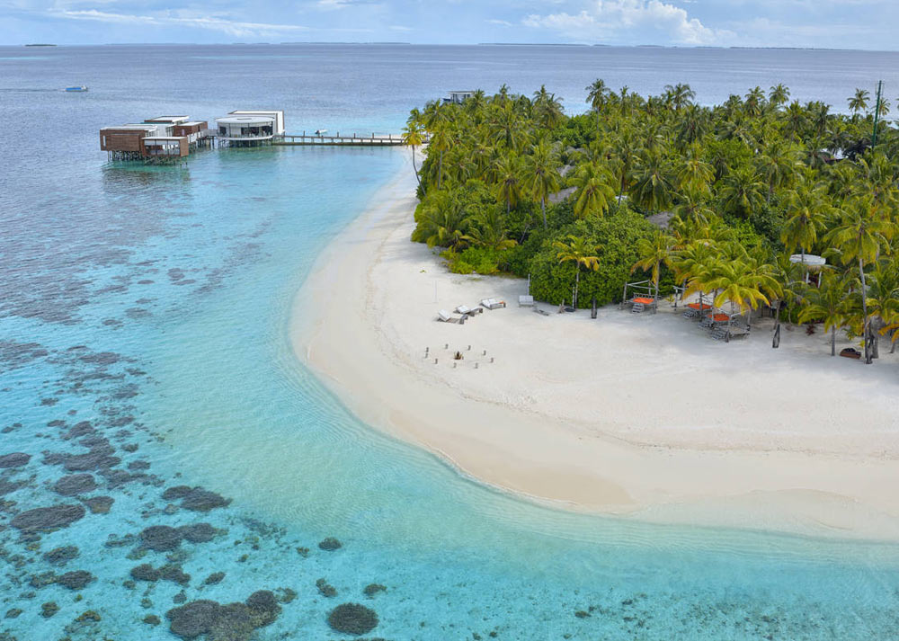 Aerial View of Jumeirah Dhevanafushi Gaafu Alifu Atoll, Maldives Aerial View of Jumeirah Dhevanafushi Gaafu Alifu Atoll, Maldives