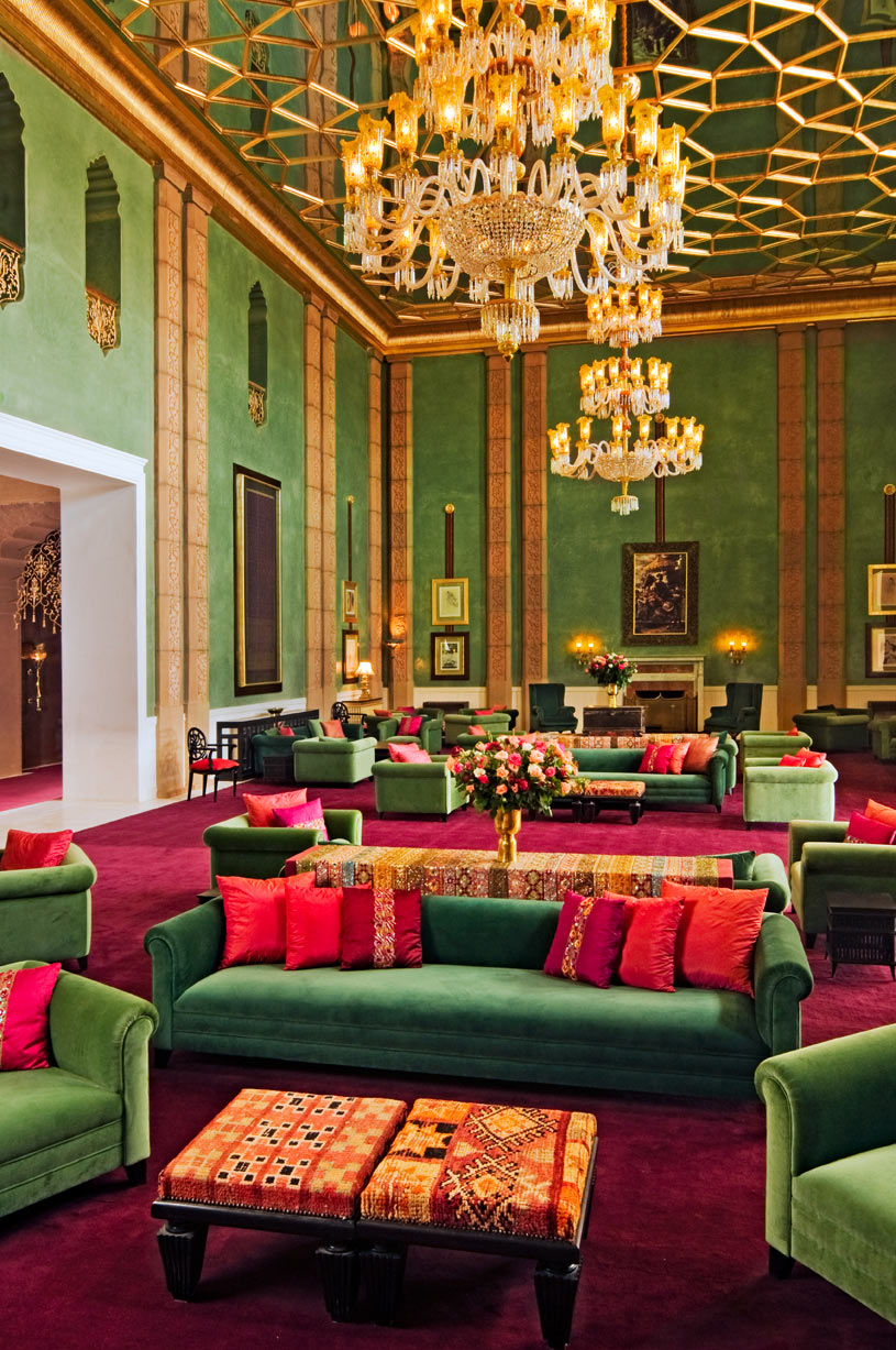 Taj Palace Marrakech Jade Room Lobby Taj Palace Marrakech Jade Room Lobby