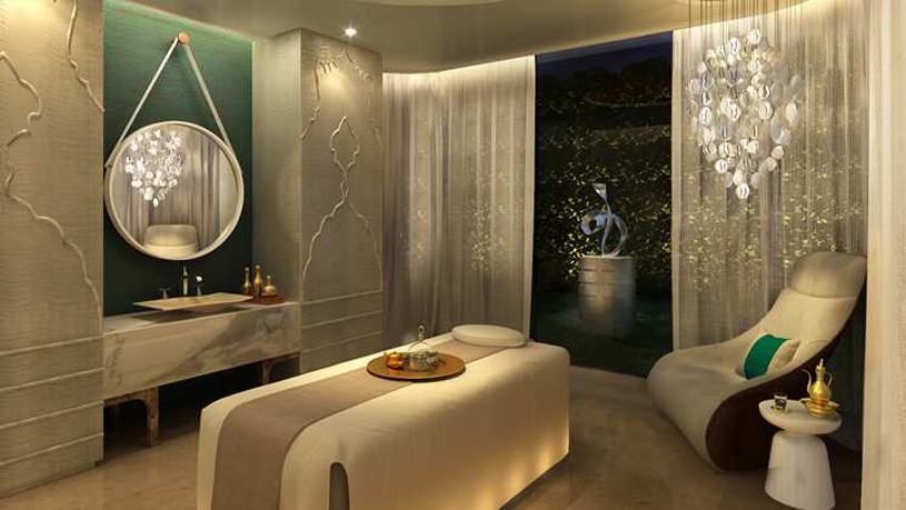 Treatment Room at The Waldorf Astoria Hotel Treatment Room at The Waldorf Astoria Hotel