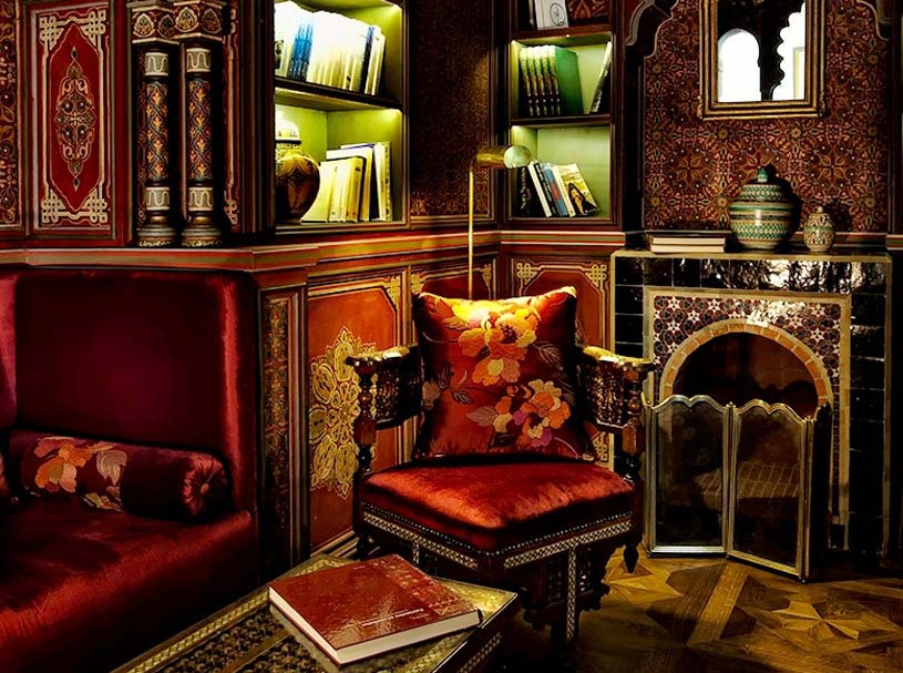 Library at The Palais Faraj Hotel Library at The Palais Faraj Hotel