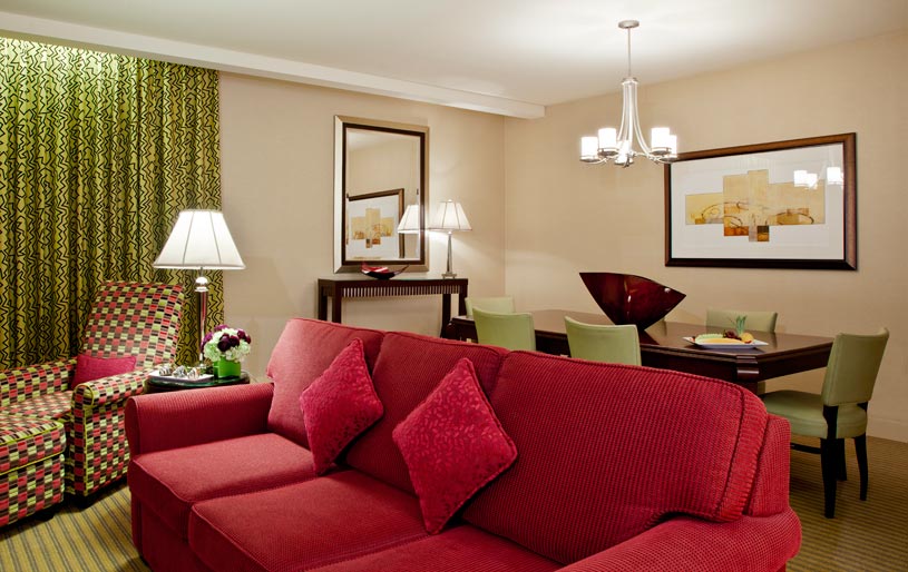 Suite Living Area at The Millennium Chicago Knickerbocker Hotel Suite Living Area at The Millennium Chicago Knickerbocker Hotel