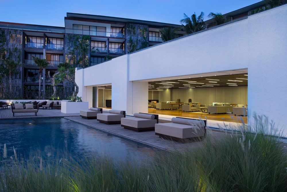 Pool and Lounge at Alila Seminyak Bali, Indonesia