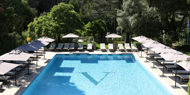 Outdoor Pool at Le Vallon de Valrugues, Saint Remy De Provence, France