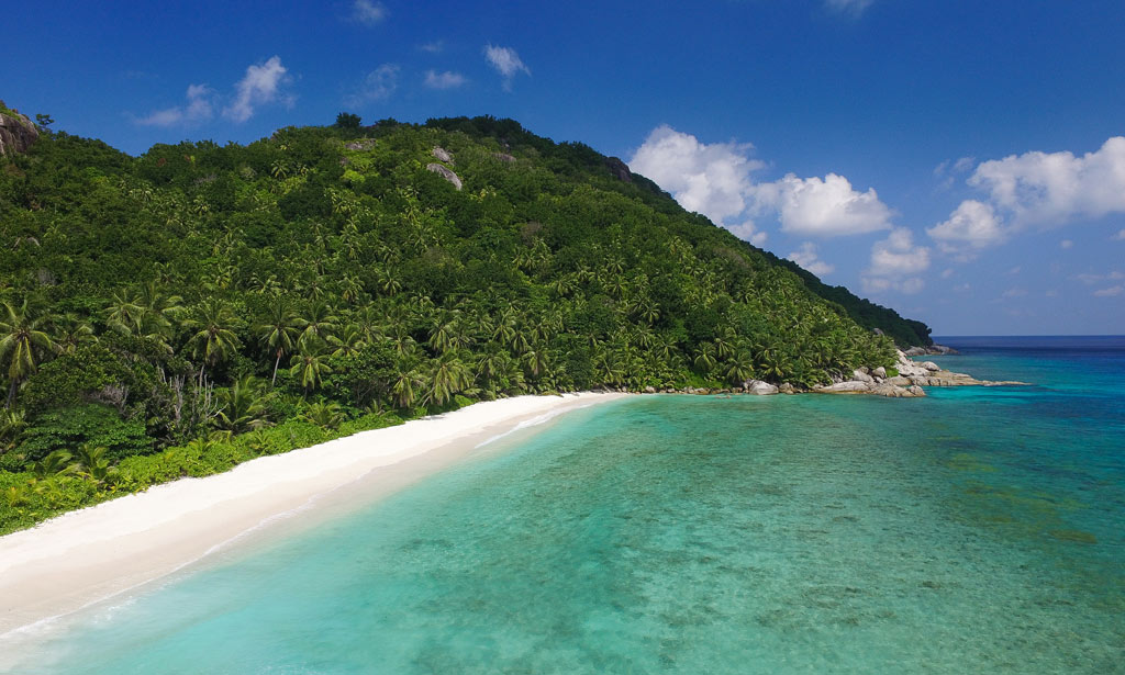 The Grand Anse Beach at Six Senses Zil Pasyon