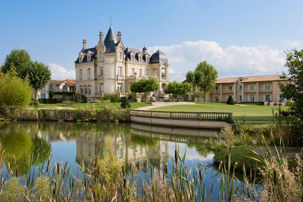 Exterior view of Hotel Chateau Grand Barrail Saint Emilion, France