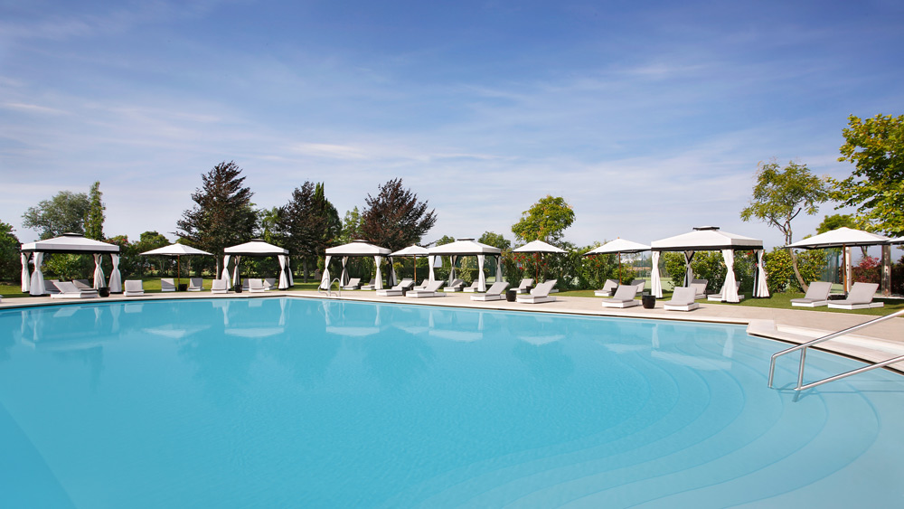 Outdoor Pool at San Clemente Palace, Italy