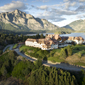 Aerial View of Llao Llao Hotel Bariloche, Argentina