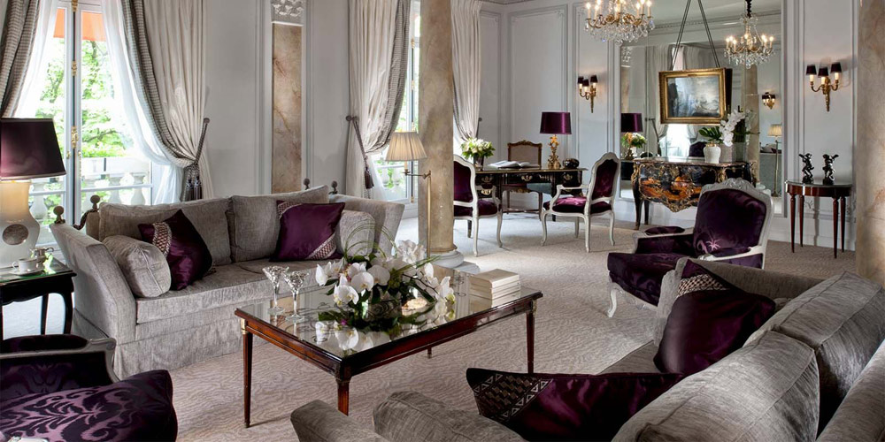 Presidential Suite at the Hotel Plaza Athenee Paris