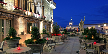 Bar Canale Terrace at Bauer Palazzo, Venice, Italy