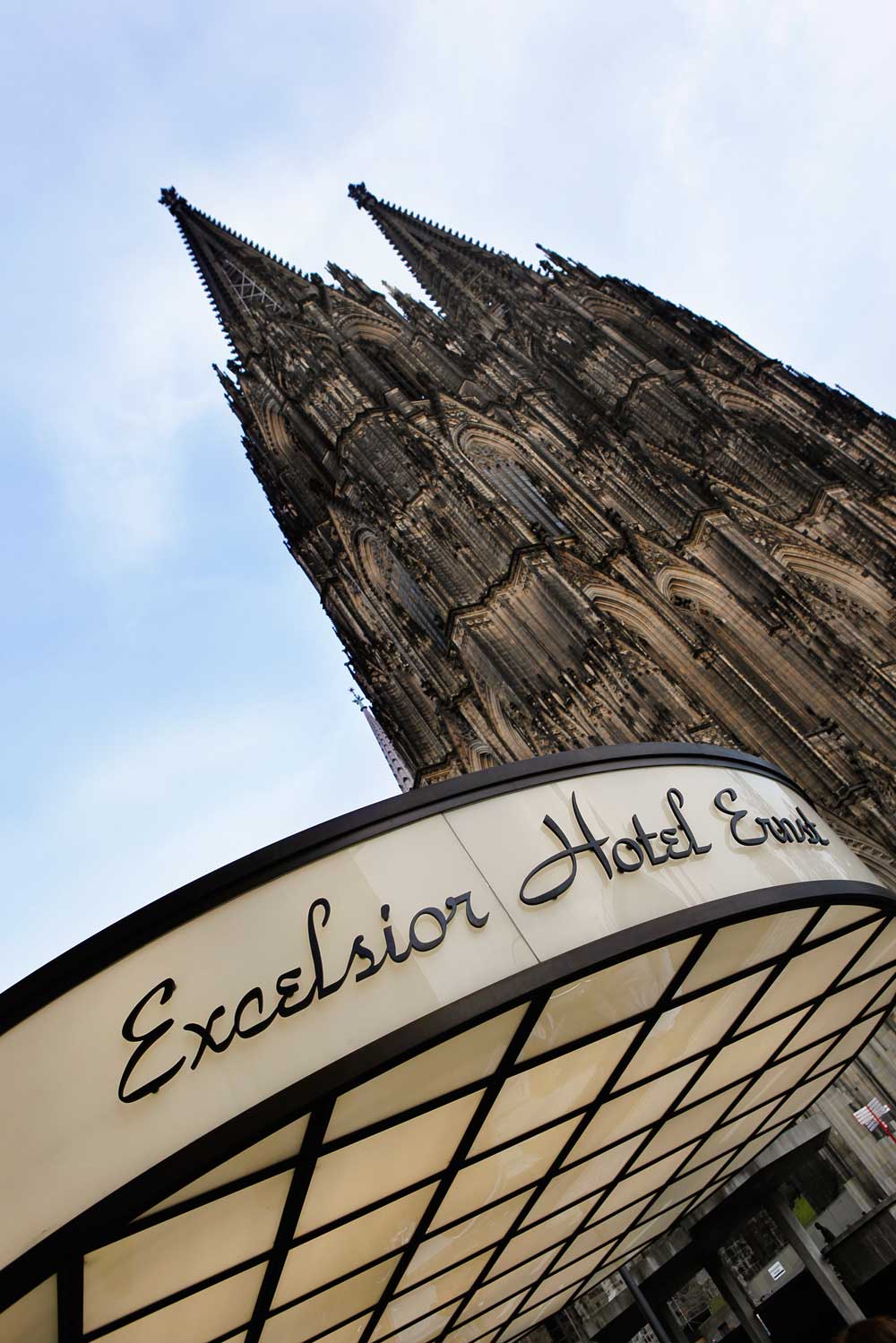 Exterior of Excelsior Hotel Ernst in Cologne, North-Rhein Westphalia, Germany