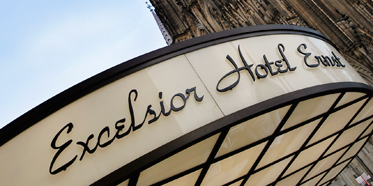 Exterior of Excelsior Hotel Ernst in Cologne, North-Rhein Westphalia, Germany