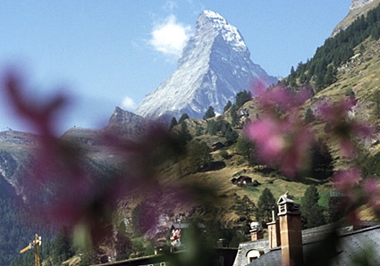 View from room towards Matterhorn