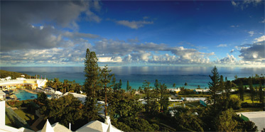 Panorama Views from Elbow Beach Club Resort in Bermuda