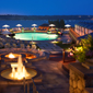 Pool and Firepit at Wequassett Inn, MA