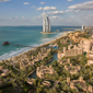 Aerial View of Al Qasr at Madinat Jumeirah Dubai