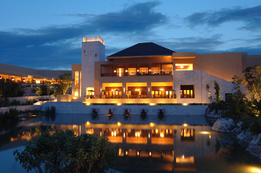 Exterior view of The Fairmont Mayakoba in Playa del Carmen, Mexico