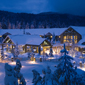 Winter Exterior at Tenaya Lodge at Yosemite, Fish Camp, CA