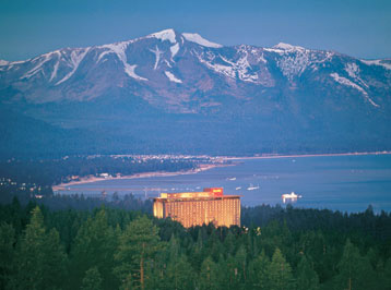 Exterior View of Harrahs Lake Tahoe Hotel and Casino