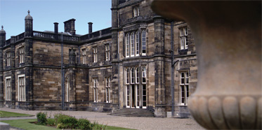 The Exterior Rear View of Mar Hall