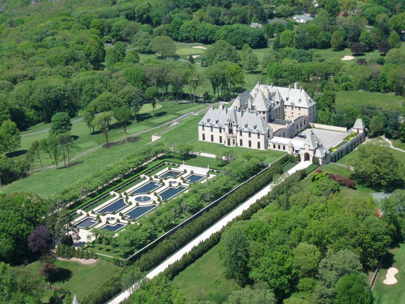 Aerial View at Oheka Castle Hotel