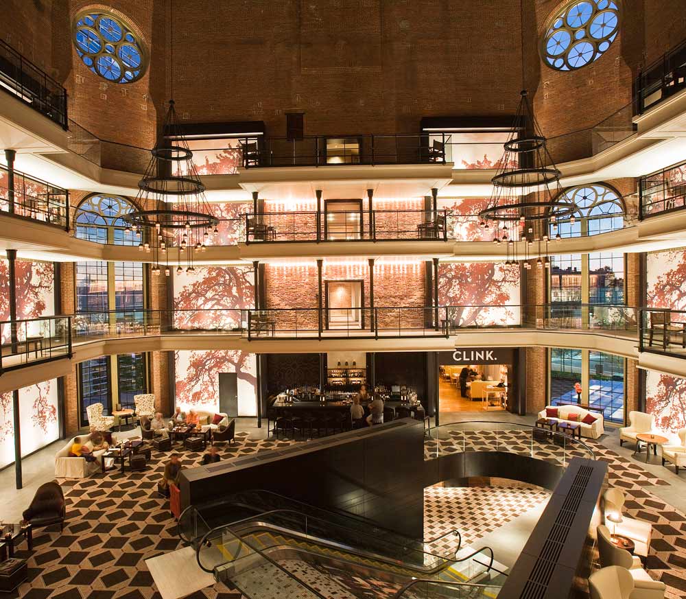 Lobby of the Liberty Hotel