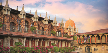 Exterior of Mission Inn Hotel and Spa, California