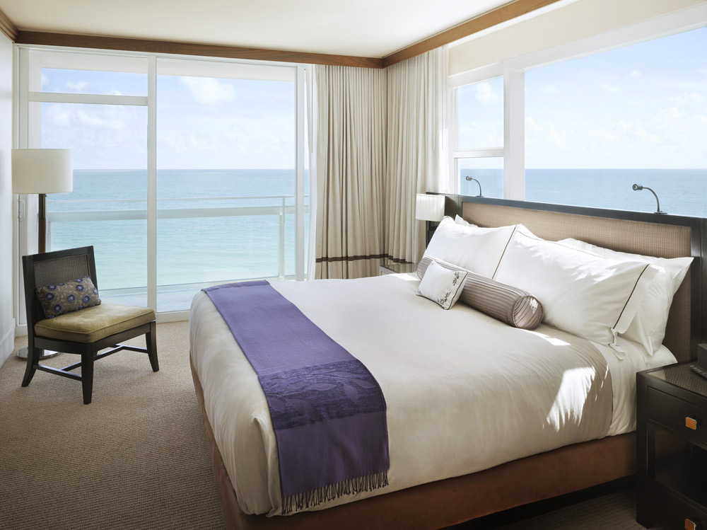 Guest Suite Bedroom at Carillon Hotel Miami Beach, FL