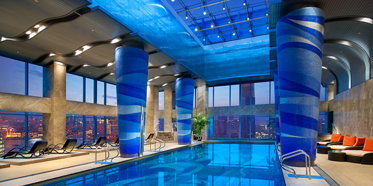 Indoor Pool at Grand Kempinski Hotel Shanghai, China