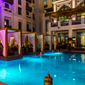 Outdoor Pool and Lounge at Vida Downtown Dubai