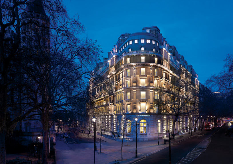 Exterior of Corinthia Hotel London