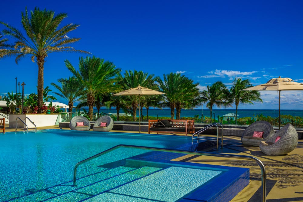 Upper Level Pool at The Eden Roc Miami Beach Hotel.
