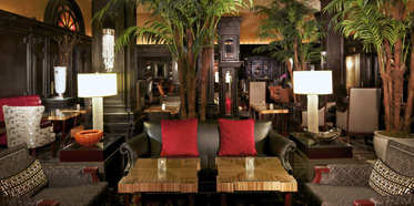 The Algonquin Hotel Lobby at Night