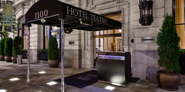 Entrance of Hotel Teatro, Denver