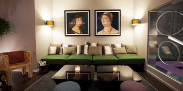 Living Room at Internacional Design Hotel