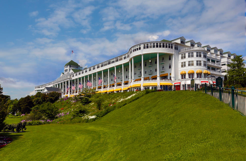 Exterior view of the Grand Hotel Mackinac Island