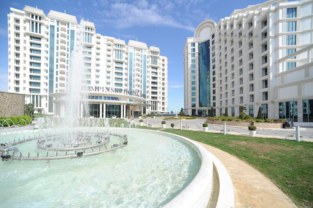 Exterior of Kempinski Hotel Badamdar Baku, Azerbaijan