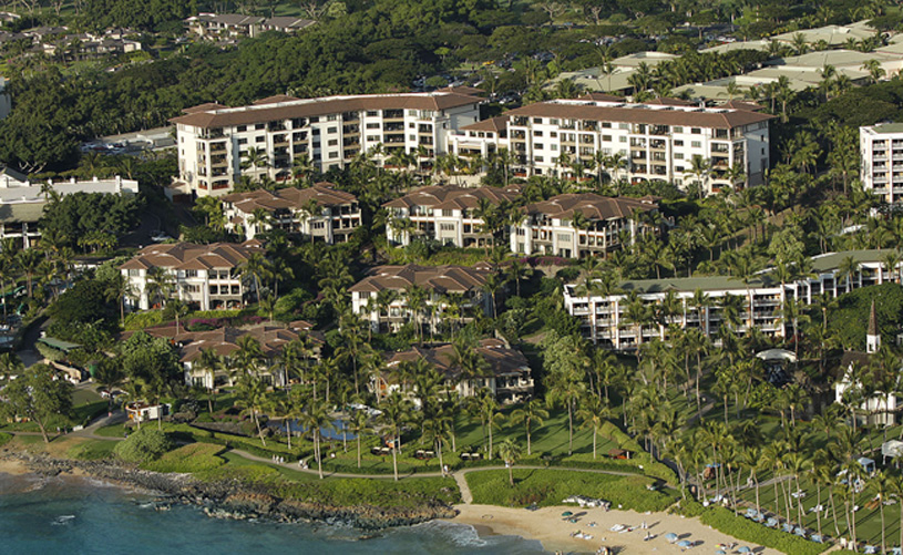 Wailea Beach Villas Aerial View