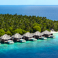 Aerial Views of Lagoon Villas at Dusit Thani Maldives