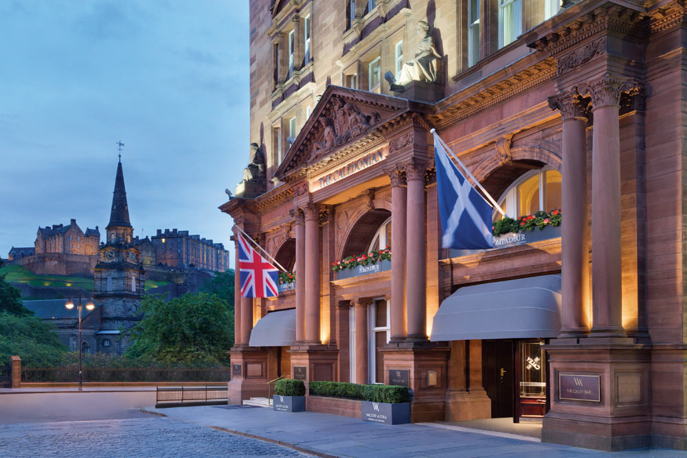 Waldorf Astoria Caledonian Exterior, Edinburgh, United Kingdom