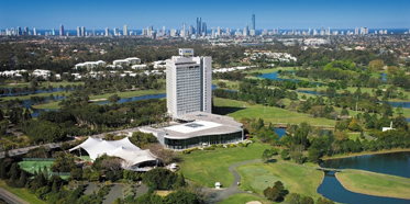 Royal Pines Resort Aerial View