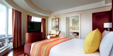 Guest Room at Ritz Carlton Bangalore