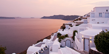 Exterior of The Canaves Oia Hotel